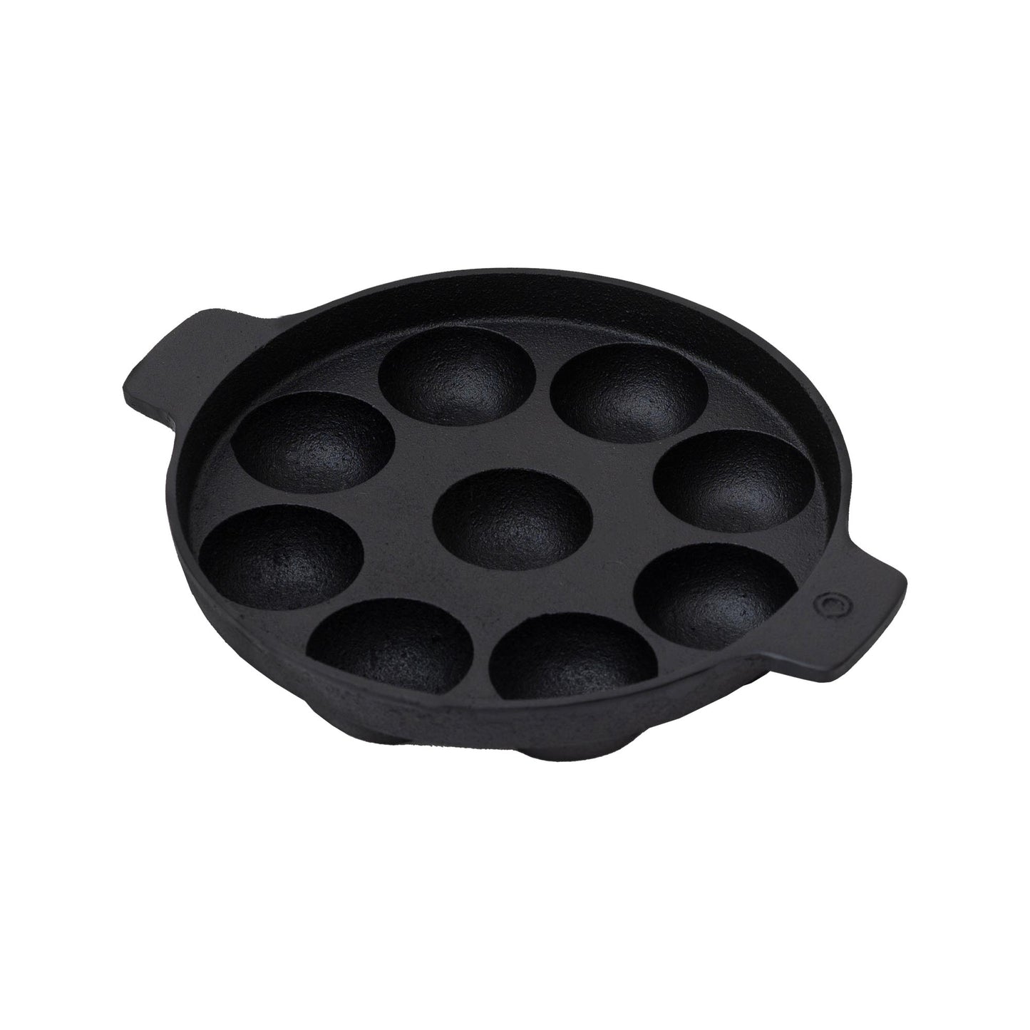 FlareOn Cast Iron 9 Pit Paniyaram/Appe Pan